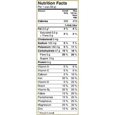General Mills Oatmeal Crisp Maple Nut Flavour Cereal, 460g/16oz (12pk), (Imported from Canada)