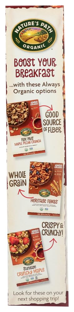 Nature's Path Heritage Crunch Cereal 48x 14 Oz