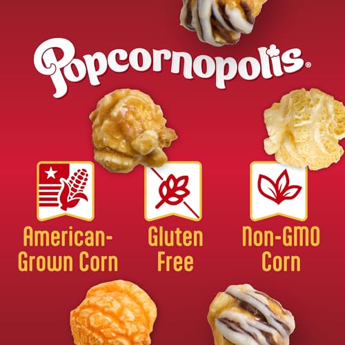 Popcornopolis Gourmet Popcorn Cone Variety Pack 12 & 40PK Variation Parent