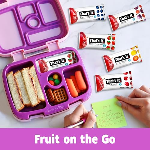 That's it. Mini Fruit Bars, No Sugar Added, Plant Based, Vegan, Gluten Free