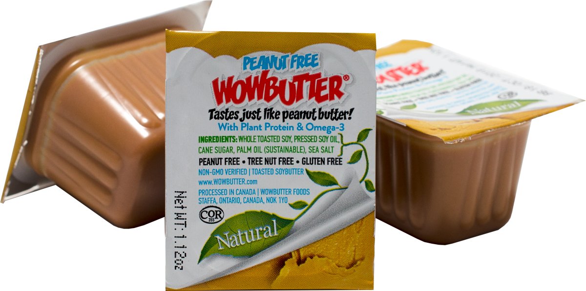WOWBUTTER - Soy Spread - Peanut Free, Tree Nut Free - Vegan Plant Protein - Gluten Free - Non-GMO