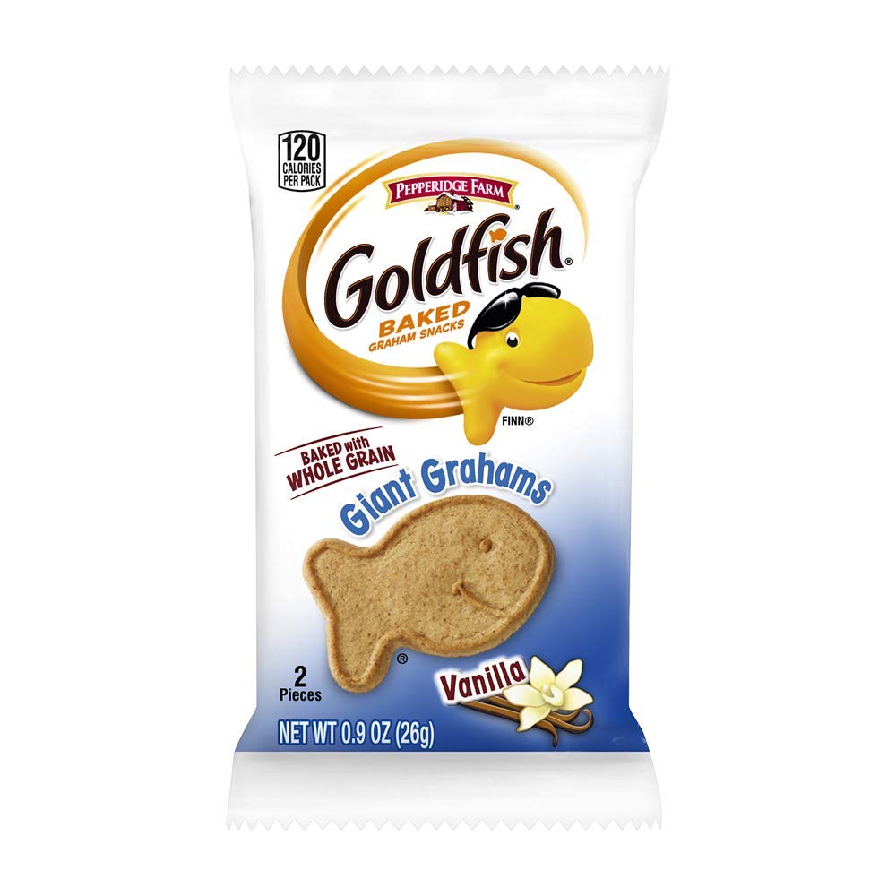 Pepperidge Farm Goldfish Whole Grain Giant Grahams, .9 Ounces, Pack of 300