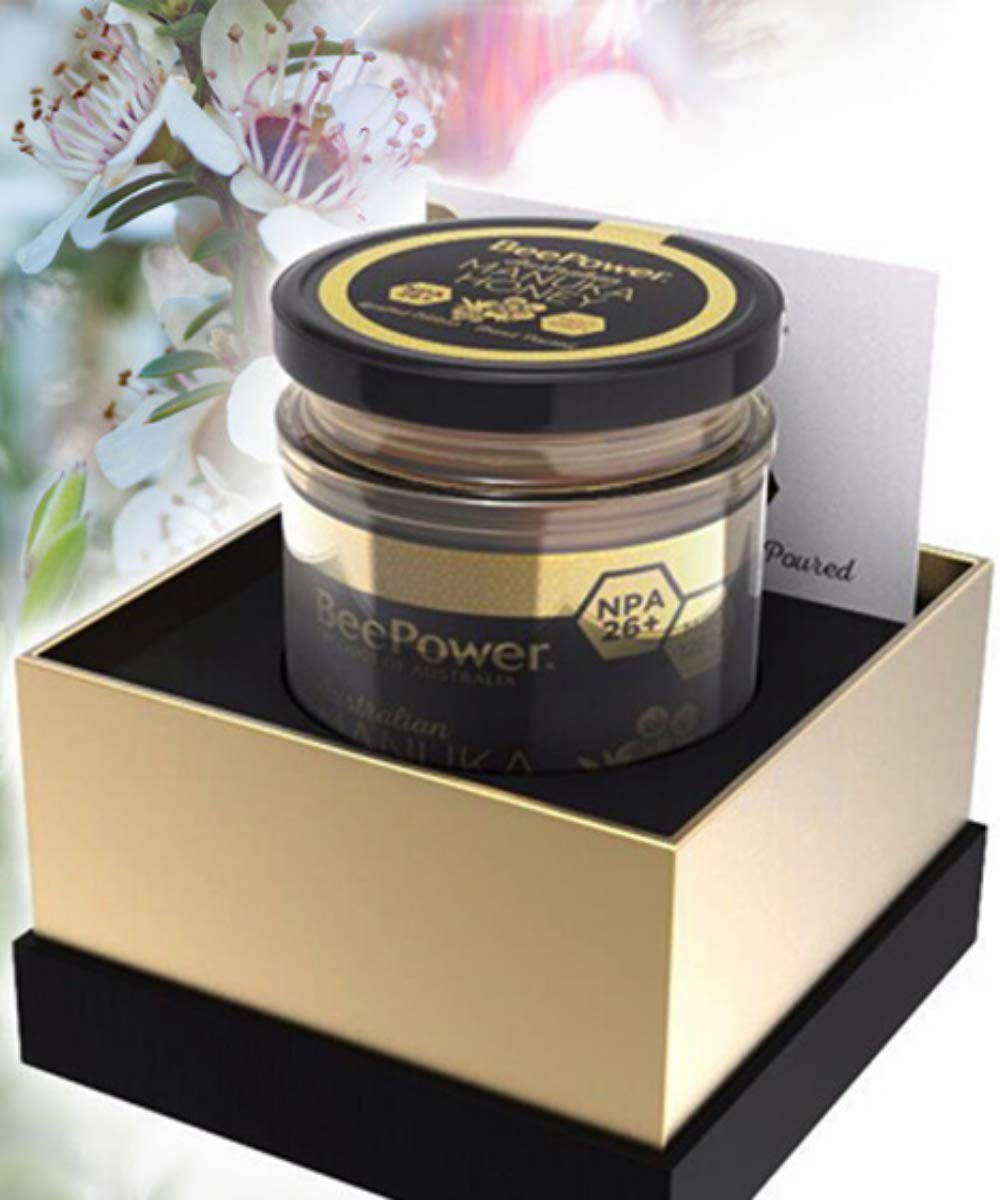 BeePower Manuka Honey MGO 1282+ Hand Poured Limited Edition NPA 26+ Honey 250g (8.8 Oz)
