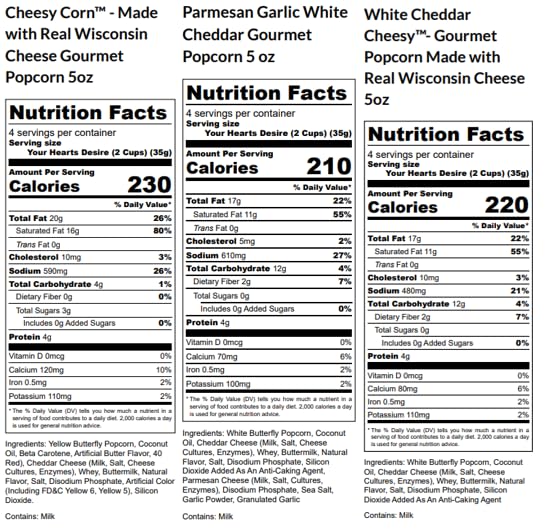 Renée’s Gourmet Trios Popcorn Variety Pack