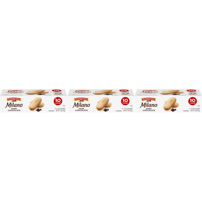 Milano Dark Chocolate Cookies 10 Snack Packs