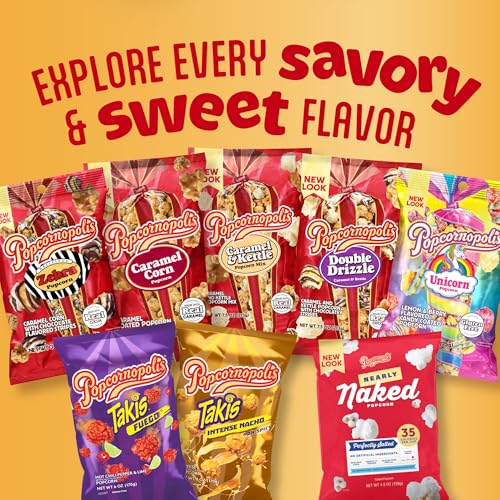 Popcornopolis Gourmet Popcorn Cone Variety Pack 12 & 40PK Variation Parent
