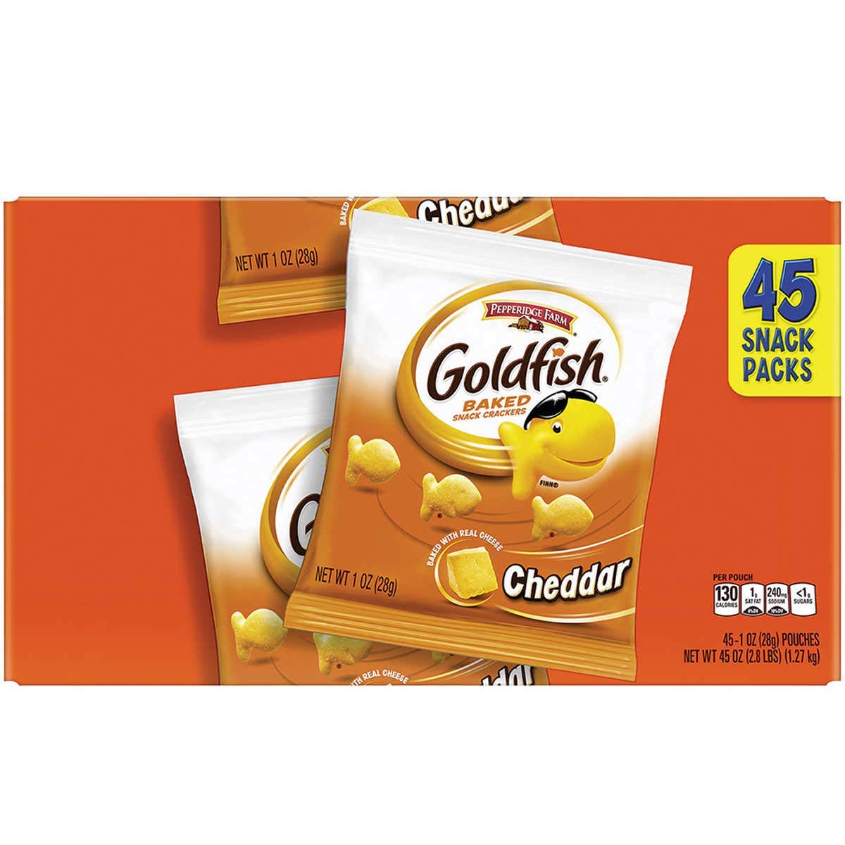 Pepperidge Farm Goldfish Whole Grain Giant Grahams, .9 Ounces, Pack of 300