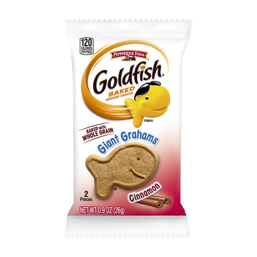 Pepperidge Farm Goldfish Whole Grain Giant Grahams, .9 Ounces, Pack of 300