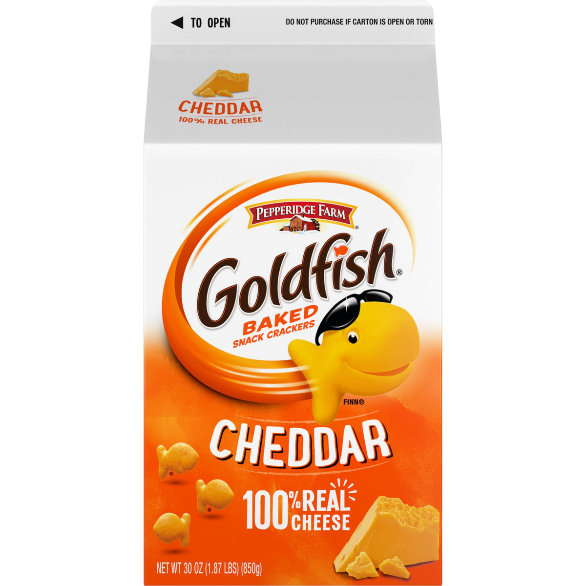 Pepperidge Farm Goldfish Whole Grain Giant Grahams, .9 Ounces, Pack of 300