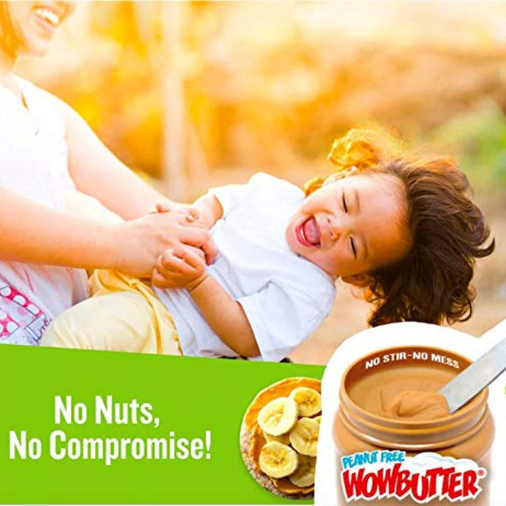 WOWBUTTER - Soy Spread - Peanut Free, Tree Nut Free - Vegan Plant Protein - Gluten Free - Non-GMO