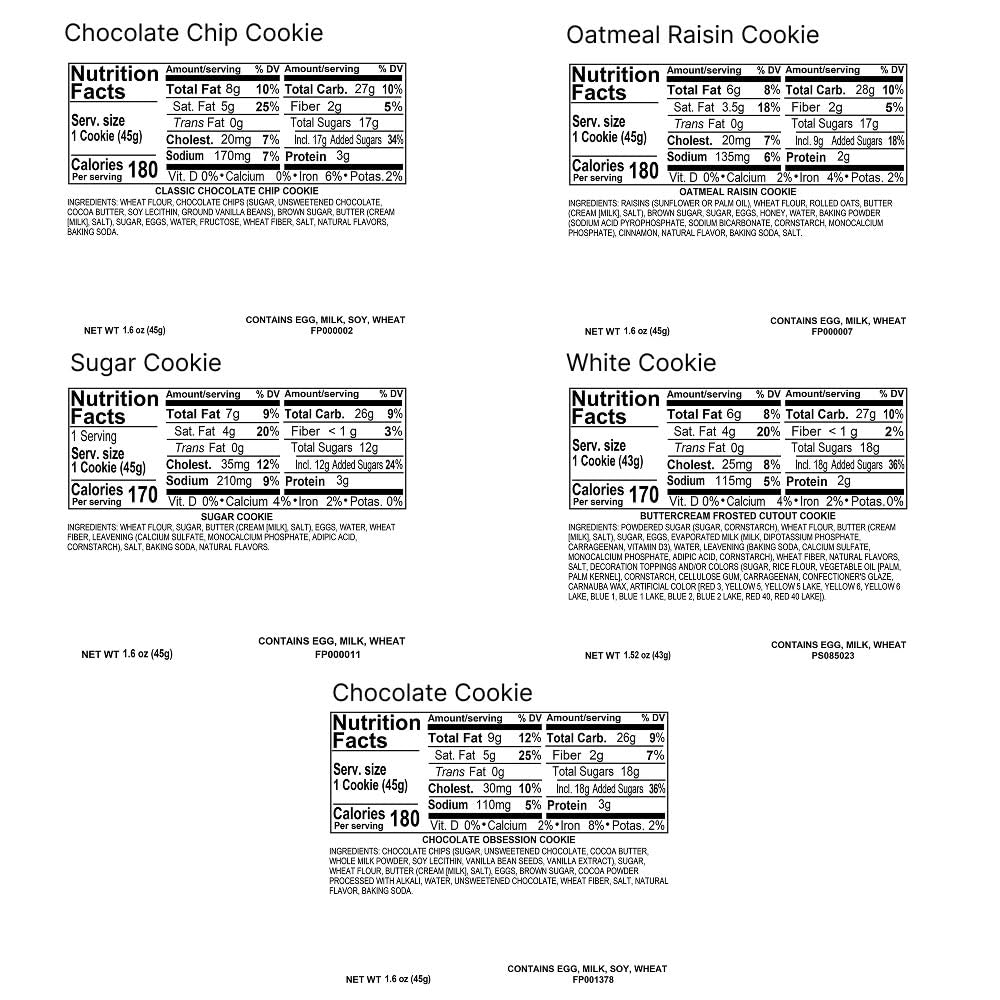 Cheryl's Cookies 100 Count
