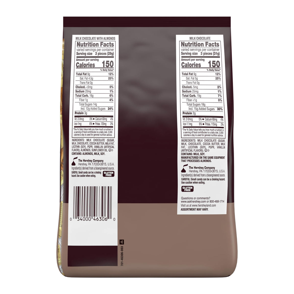 HERSHEY'S NUGGETS Assorted Chocolate Candy Party Pack, Halloween Candy, 31.5 oz