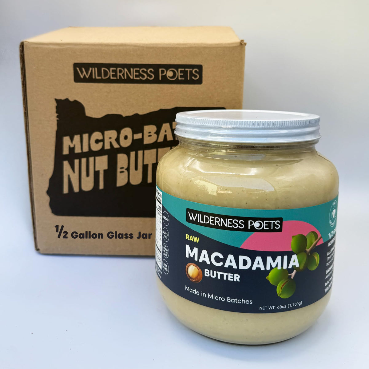 Wilderness Poets Raw Macadamia Butter
