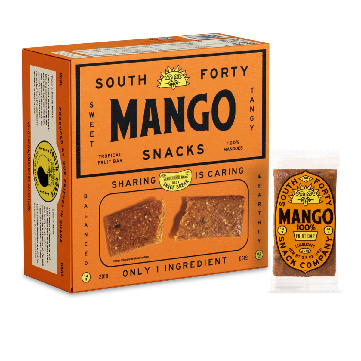 South 40 Snacks Premium Tropical Fruit Bars