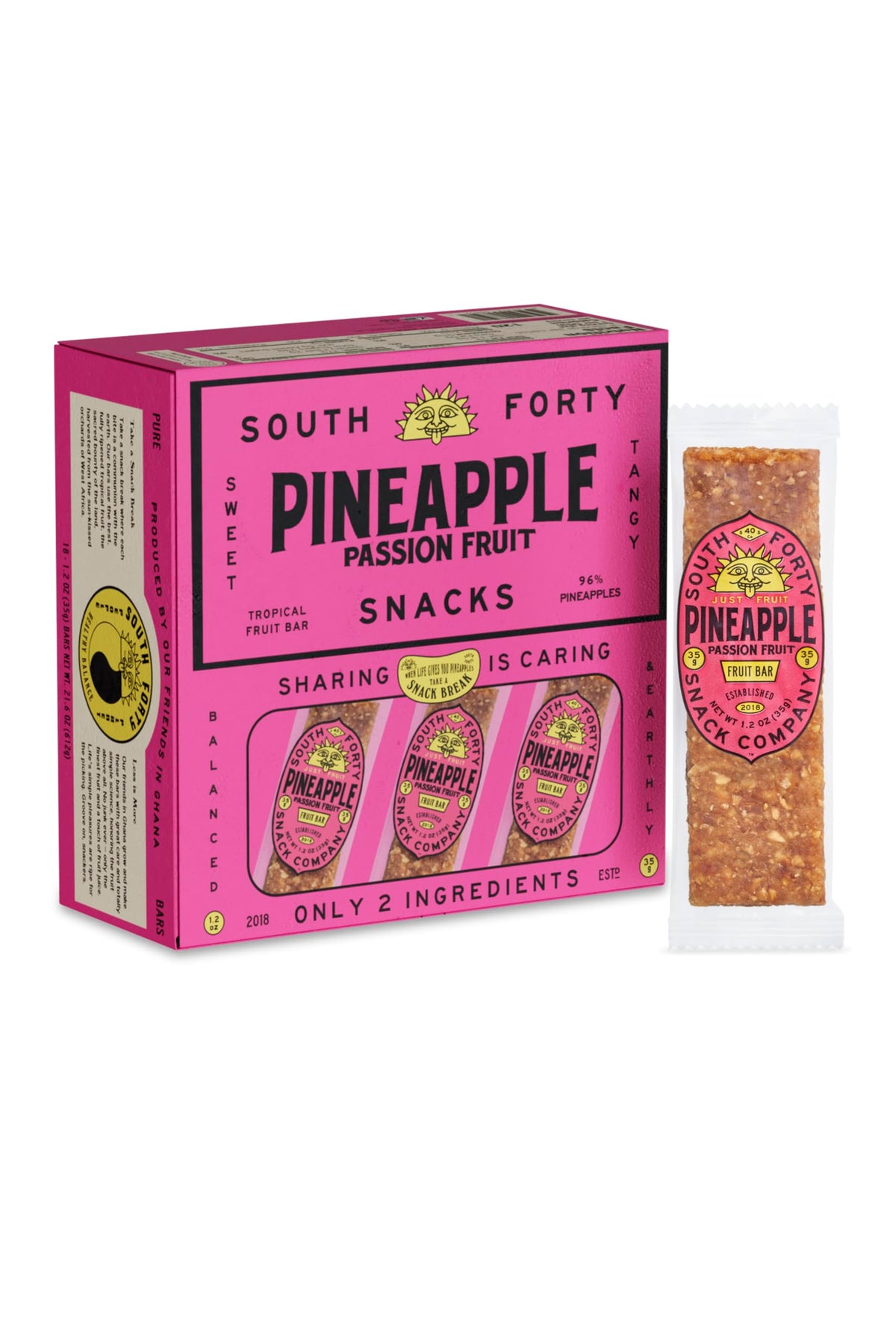 South 40 Snacks Premium Tropical Fruit Bars