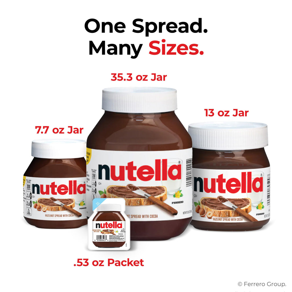 Nutella Chocolate Hazelnut Spread, Perfect Topping for Halloween Treats