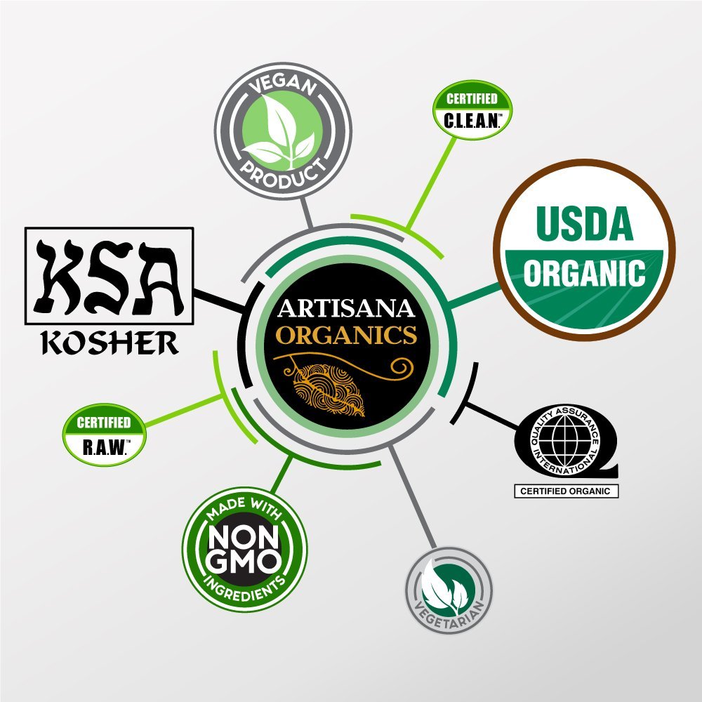 Artisana Organics Raw Cashew Butter - No Sugar Added, Vegan and Paleo Friendly, Non GMO