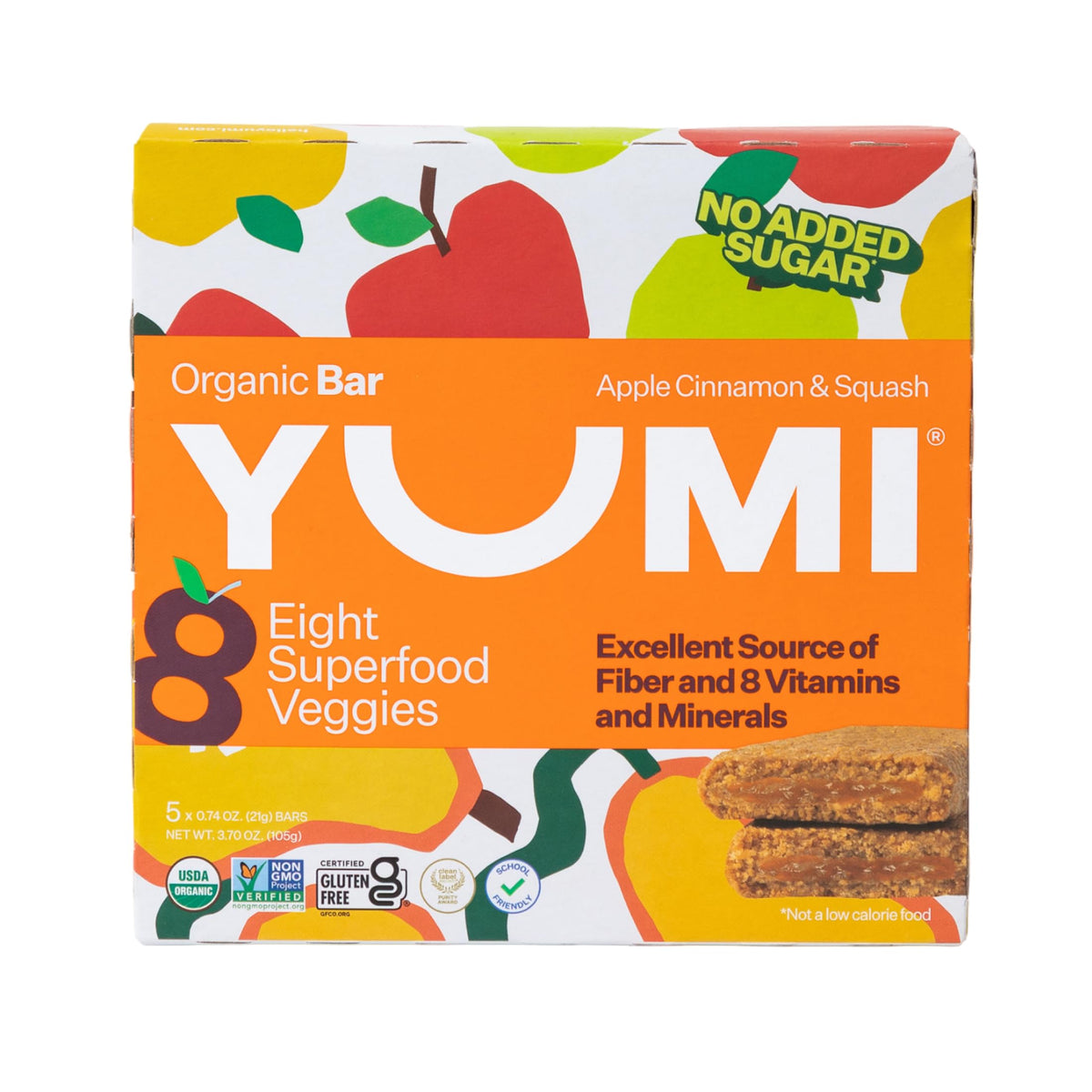 Yumi Organic Toddler Snack Bars No Added Sugar