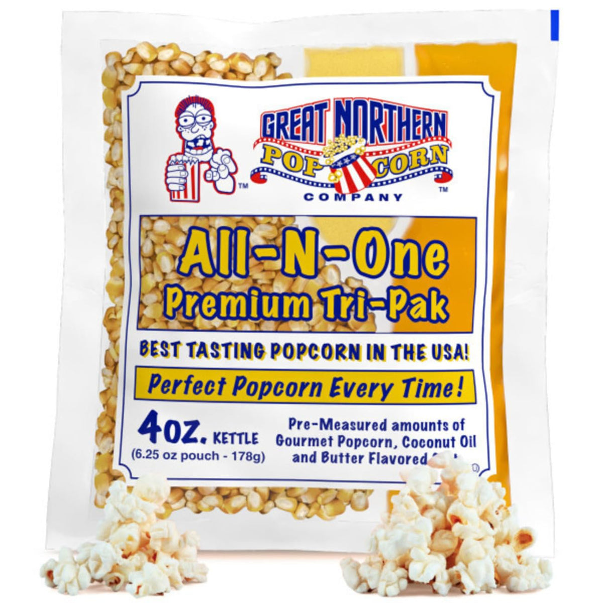 POPCORN Machine Popcorn Packets - All-in-One Movie Theater Style
