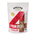 Kelly's Four Plus Granola - Healthy Granola Cereal with Whole Grain Oats, Honey, Maple Syrup - Non-GMO, Low Sugar, Sodium Free and Gluten Free Granola for Yogurt - 12oz (Pack of 4)