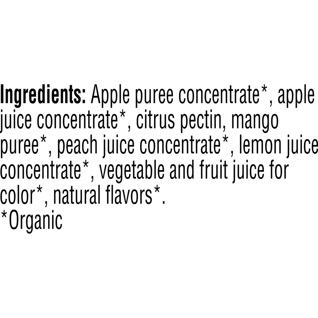 Pure Organic Twisted Fruit Bites, Kids Snacks, Fruit Snacks, Peach Mango, 5.6oz Box (8 Pouches)