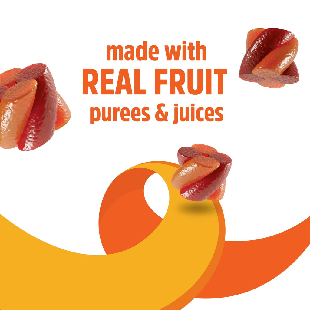 Pure Organic Twisted Fruit Bites, Kids Snacks, Fruit Snacks, Peach Mango, 5.6oz Box (8 Pouches)