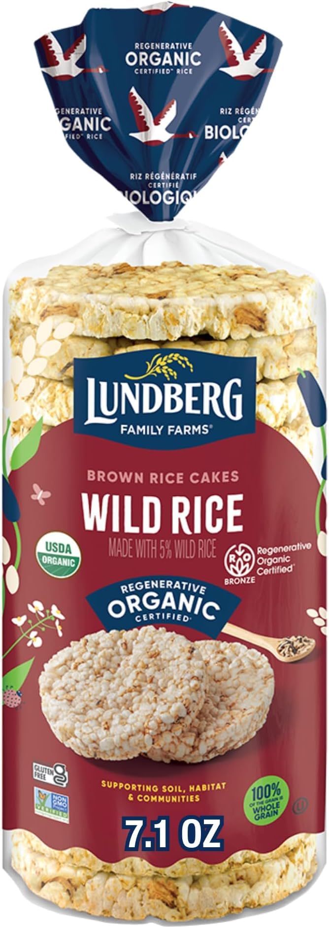 Lundberg Rice Cake Wild Rice Org 8.5 OZ