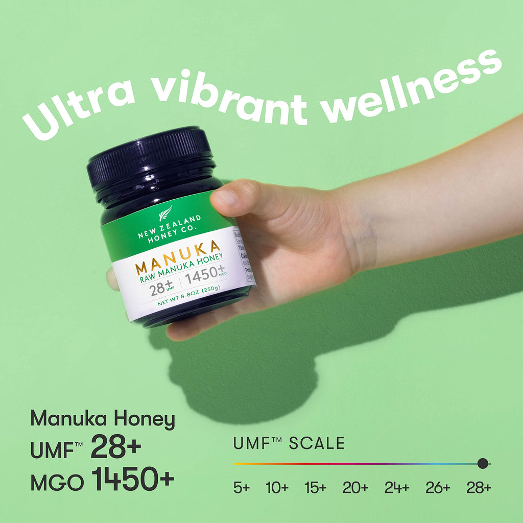New Zealand Honey Co. Raw Manuka Honey UMF 28+ | MGO 1450+