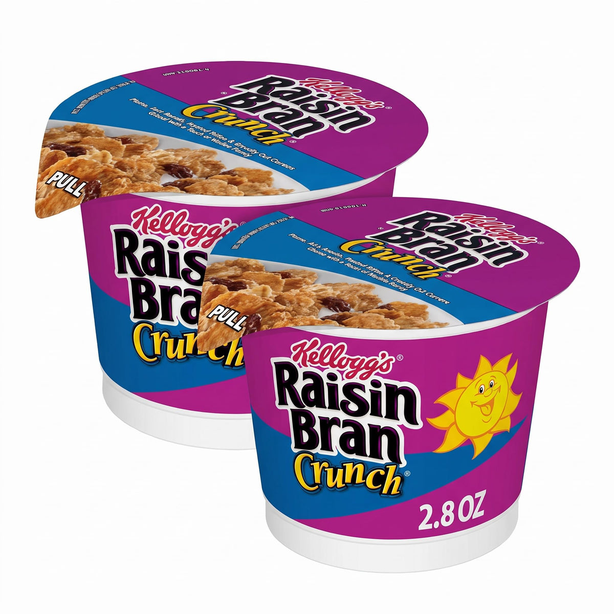 Kellogg's Raisin Bran Crunch Breakfast Cereal Cups