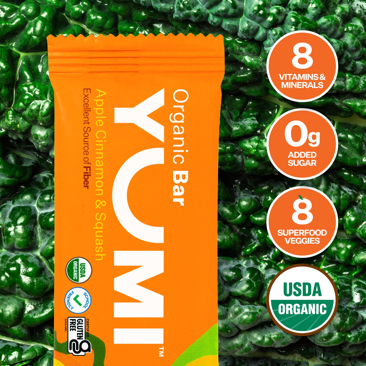 Yumi Organic Toddler Snack Bars No Added Sugar