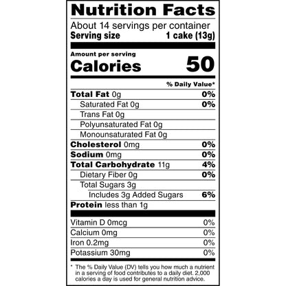 Whole Grain Brown Rice Cakes Lightly Salted