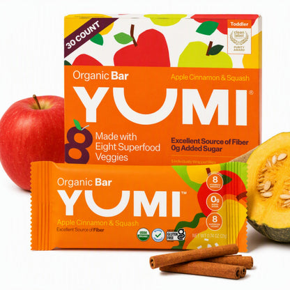 Yumi Organic Toddler Snack Bars No Added Sugar