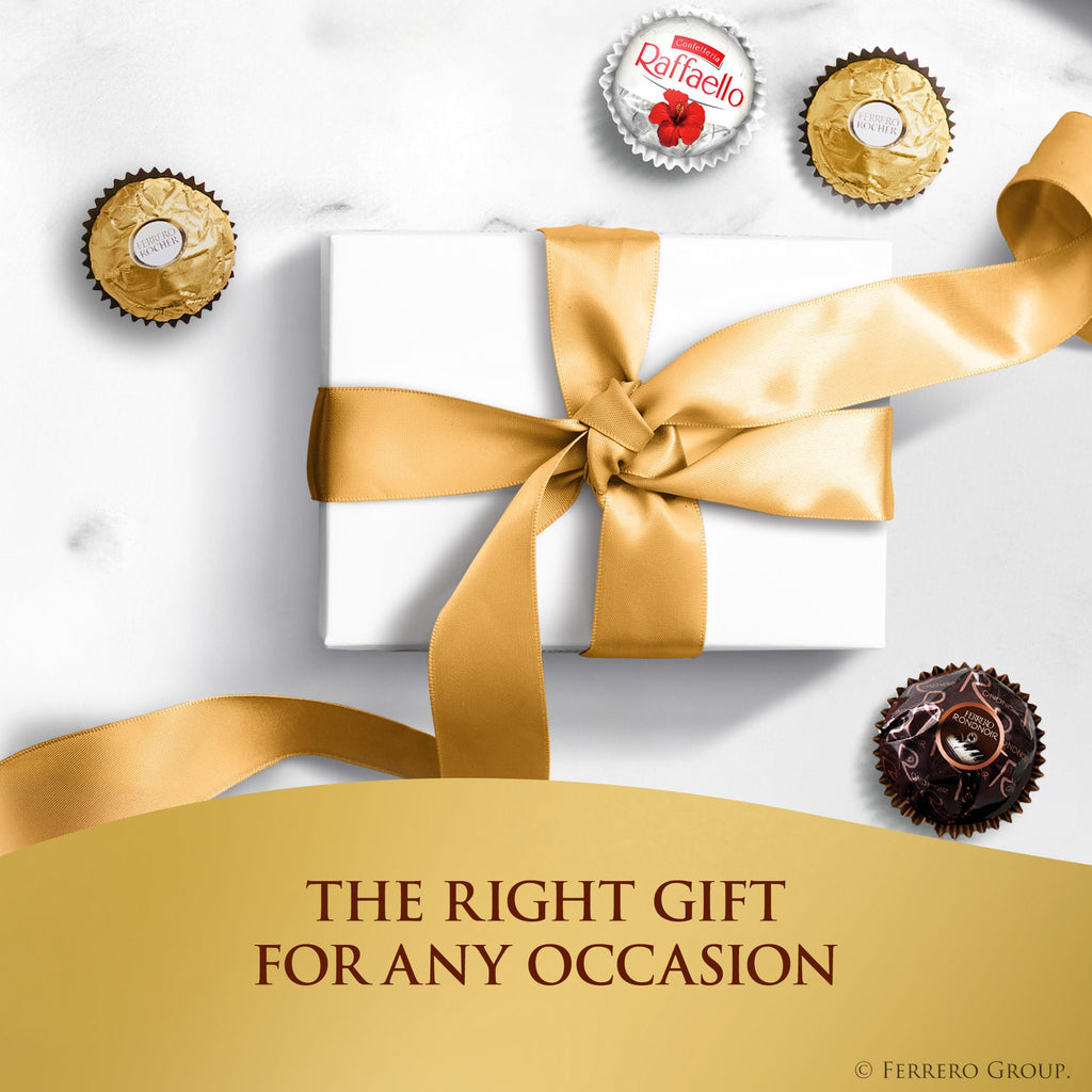 Ferrero Collection, Premium Assorted, Hazelnut, Dark Chocolate and Coconut, 48 Count Premium Treats, 6.1 oz