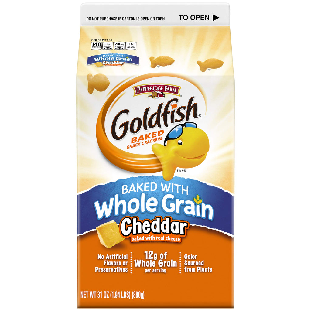 Pepperidge Farm Goldfish Whole Grain Giant Grahams, .9 Ounces, Pack of 300