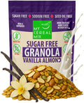 Sugar Free Granola Sweetened with Monk Fruit Extract (Gluten Free, Non-GMO, No Sugar Alcohol, No Salt Added, No Artificial Sweeteners, Soy Free, Vegan, All Natural Ingredients)