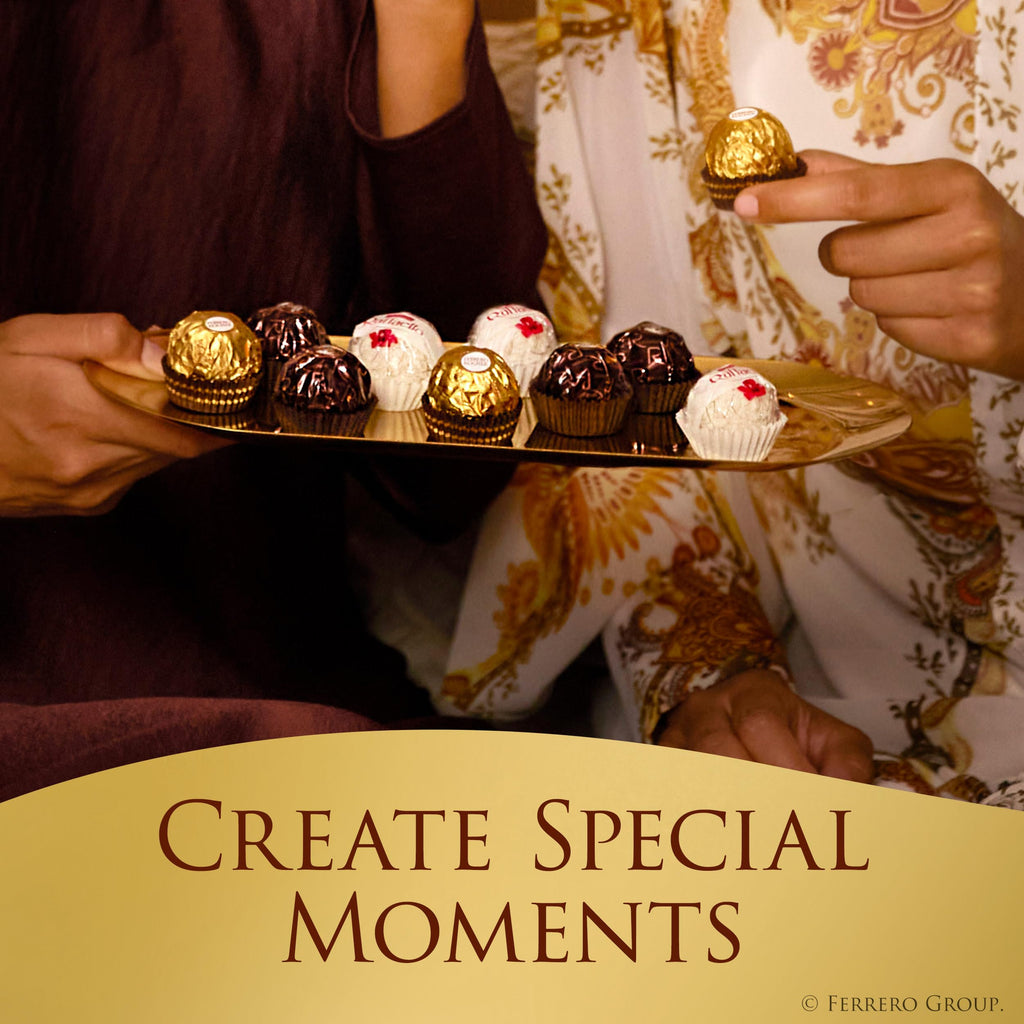 Ferrero Collection, Premium Assorted, Hazelnut, Dark Chocolate and Coconut, 48 Count Premium Treats, 6.1 oz