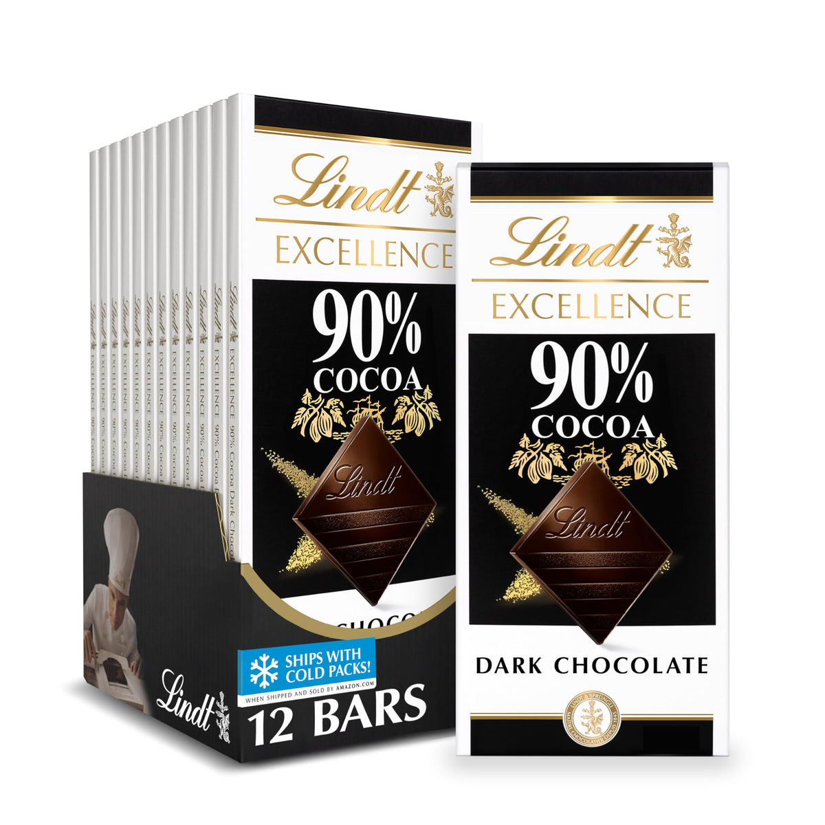 Lindt EXCELLENCE 85% Cocoa Dark Chocolate Candy Bar