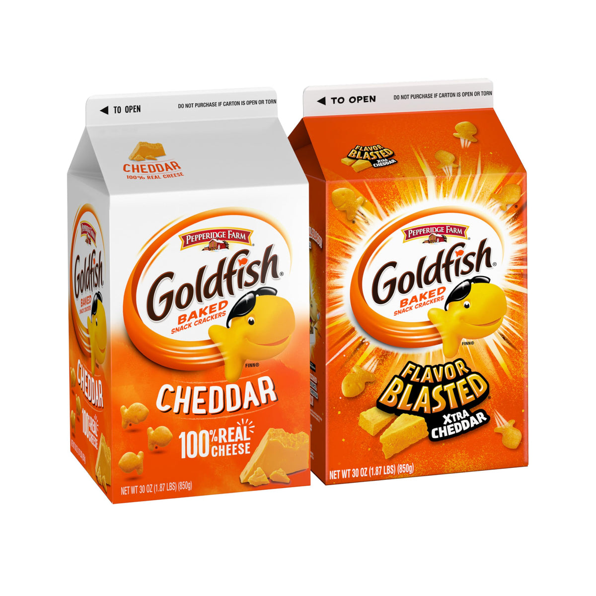 Pepperidge Farm Goldfish Whole Grain Giant Grahams, .9 Ounces, Pack of 300