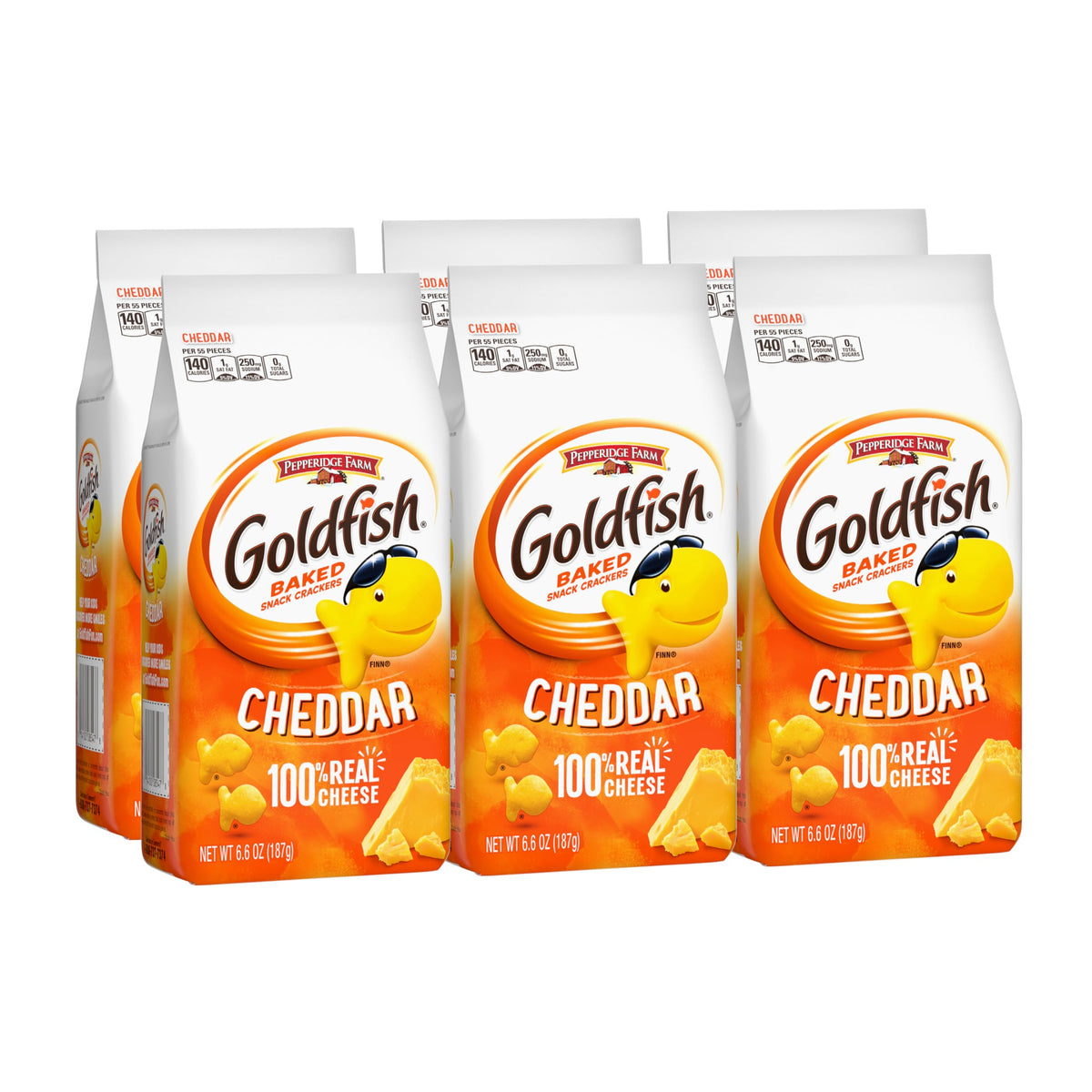 Pepperidge Farm Goldfish Whole Grain Giant Grahams, .9 Ounces, Pack of 300