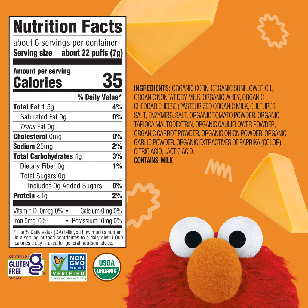 Earth's Best Organic Sesame Street Toddler Snacks