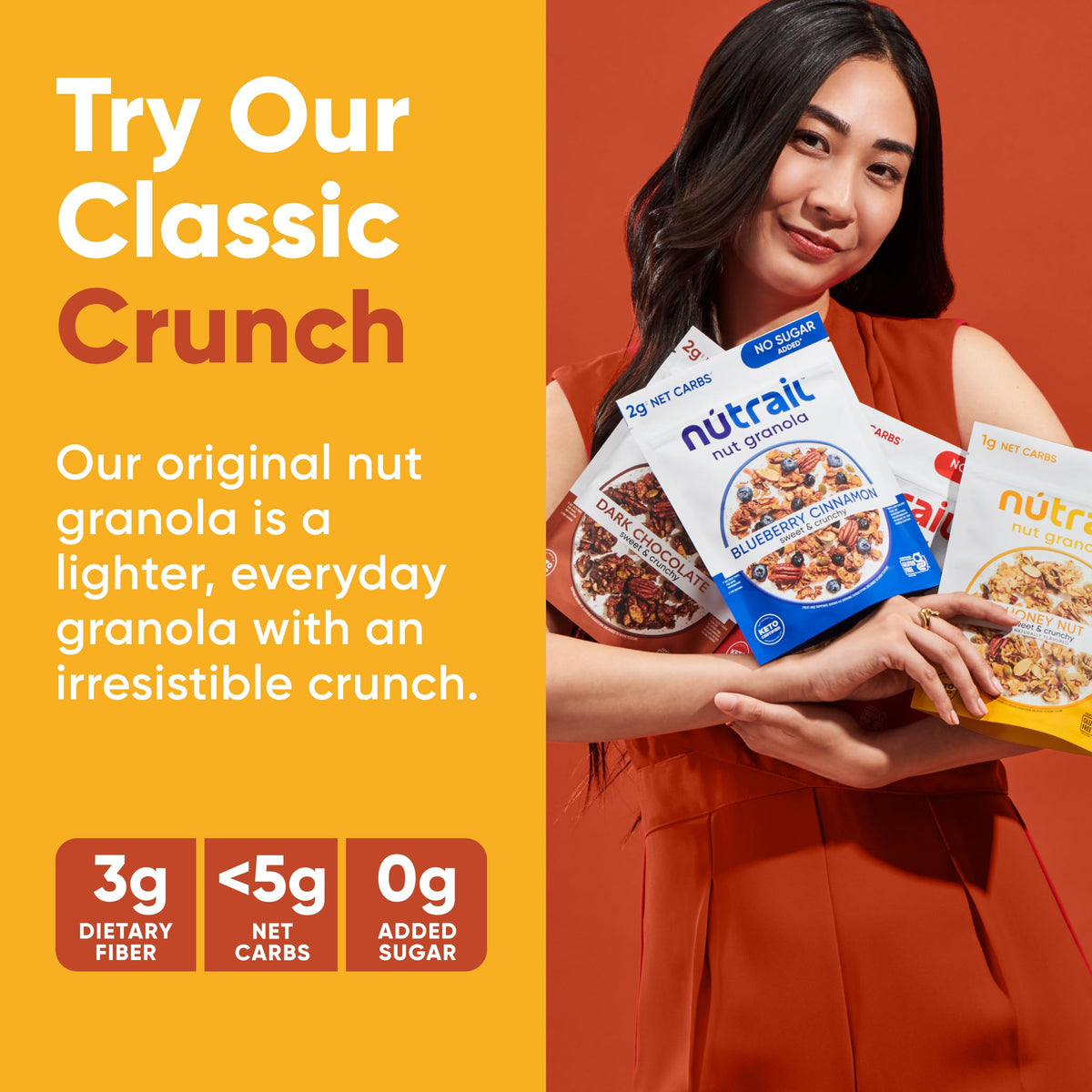 NuTrail Protein Nut Granola Cereal