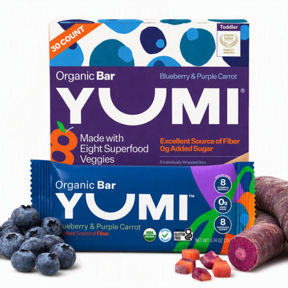Yumi Organic Toddler Snack Bars No Added Sugar