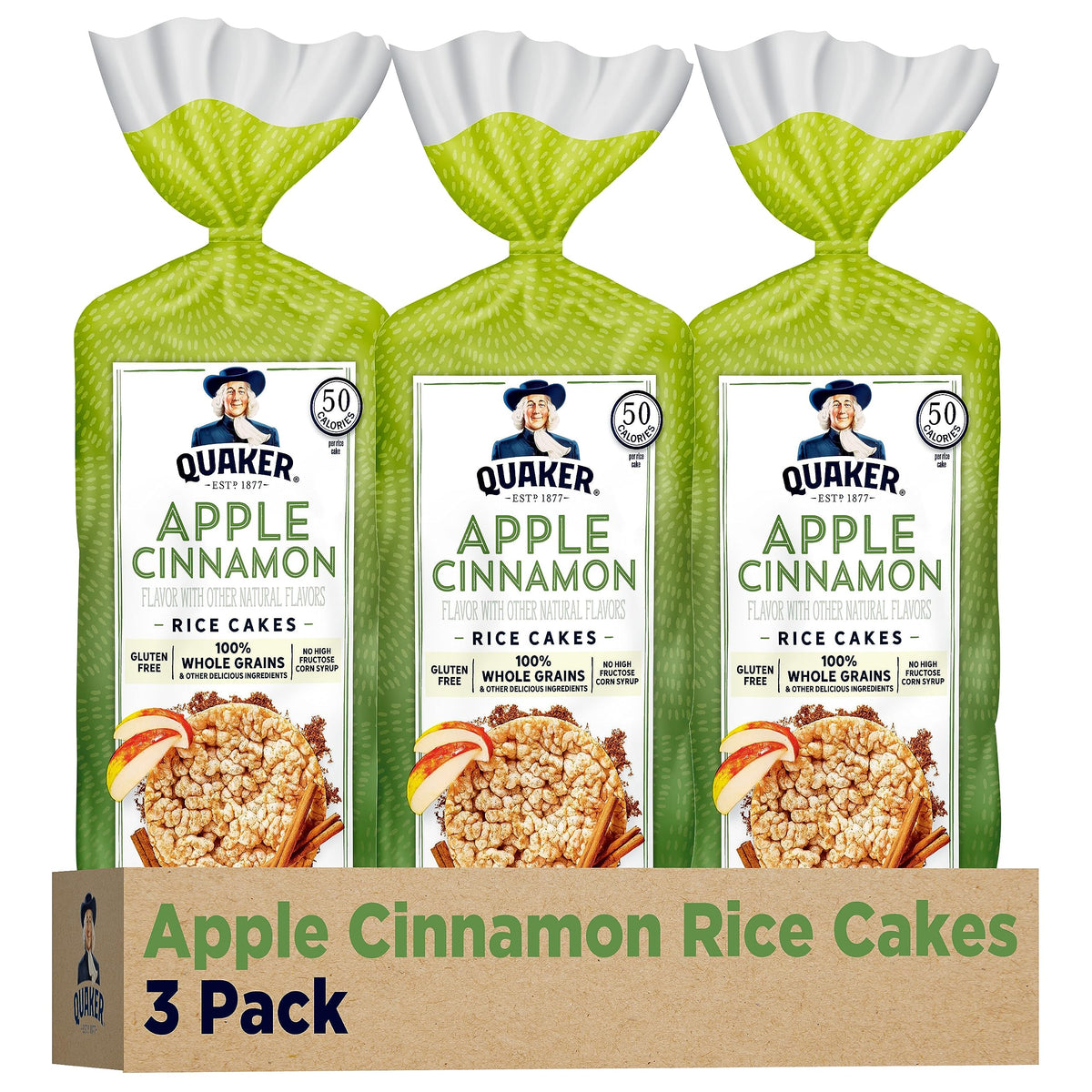 Whole Grain Brown Rice Cakes Lightly Salted